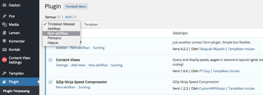 Cara Downgrade WordPress Secara Manual