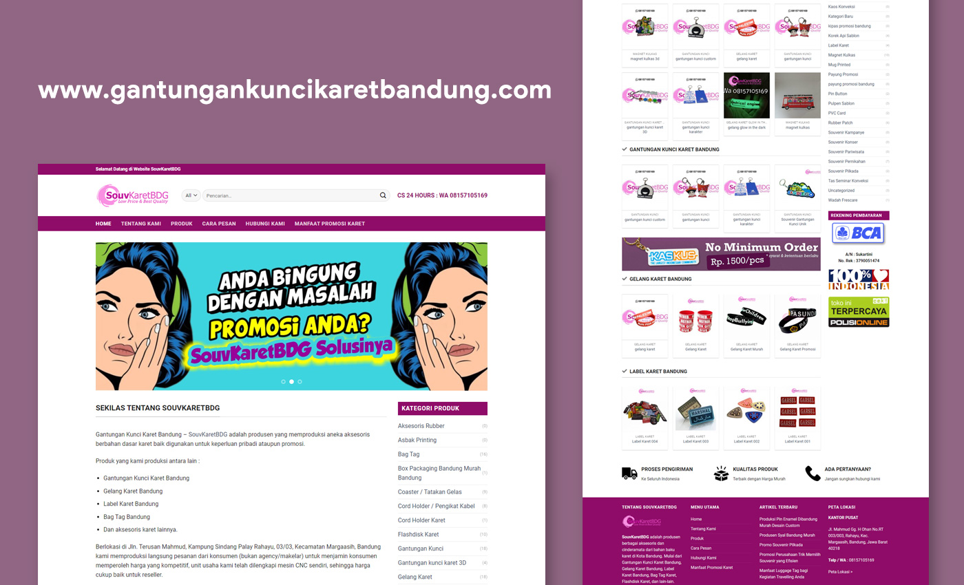 Gantungan-Kunci-Karet